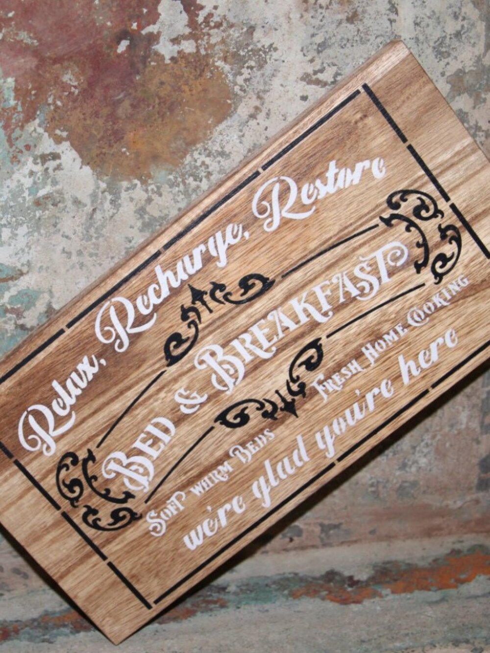 NEW Rustic French Country Farmhouse BED & BREAKFAST Wall Decor Sign